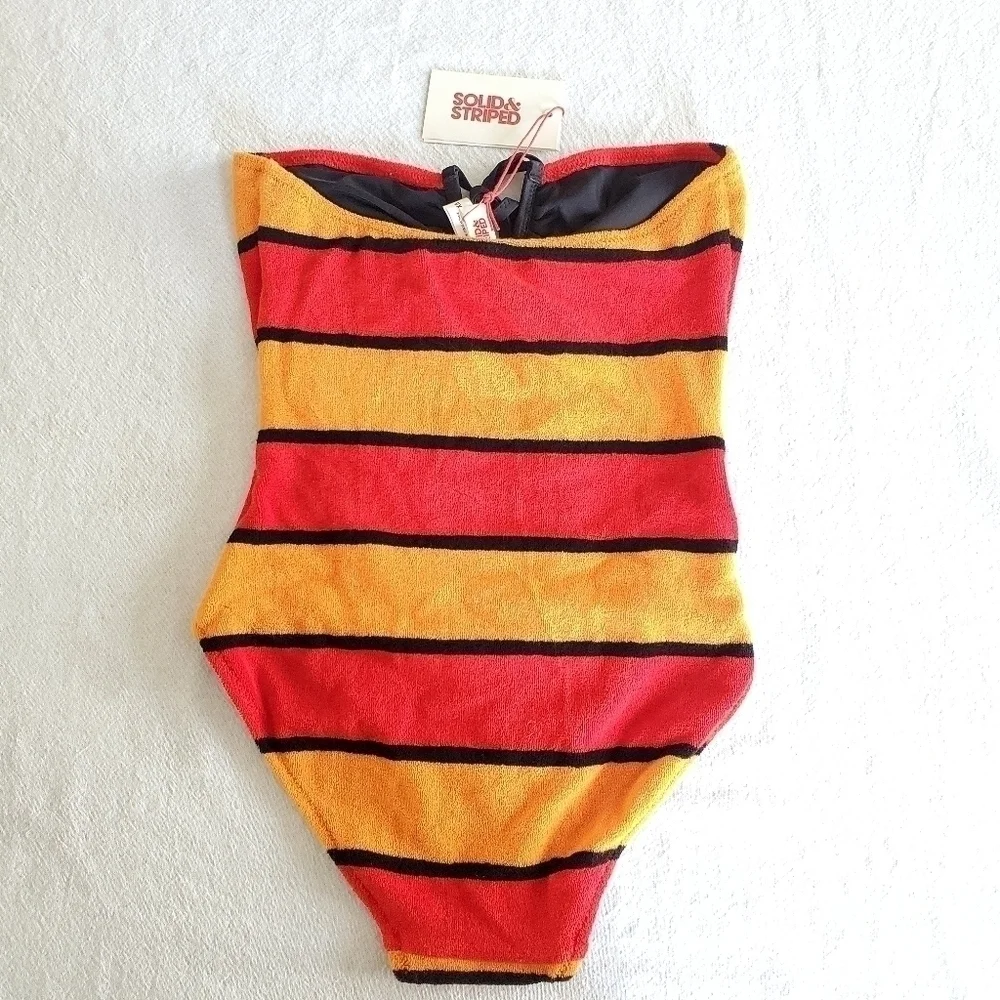 New Solid & Striped The Heather One Piece Swimsuit NWT XS